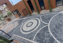 Kocaeli İzmit granit küptaş begonit küptaş Bazalt küptaş zemin döşeme uygulama ekibi Halil usta ekibi 