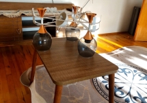 3'lü modern avize-camlı,şık tasarım-temiz kullanılmış