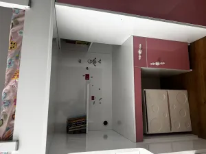 Çalışma masalı dolaplı ranza
